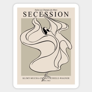 Secession Art Exhibition Design Sticker